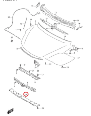 72390M68P00 SUZUKİ BALENO ÖN TAMPON DEMİRİ